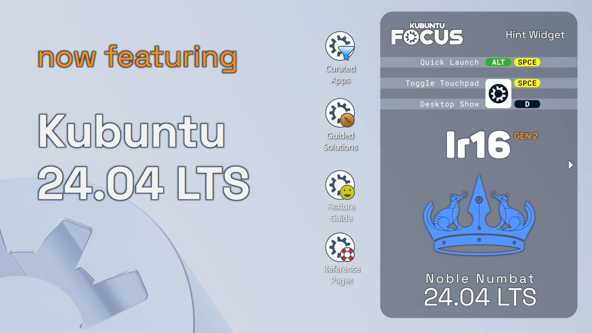 Kubuntu 24.04 LTS with KFS Screenshot.