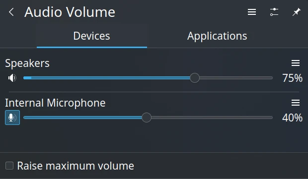Audio Controls