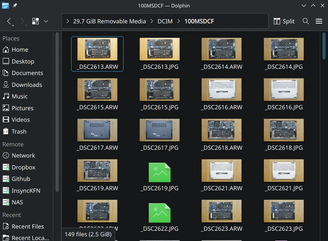 View images on the SD card. View images on the SD card.