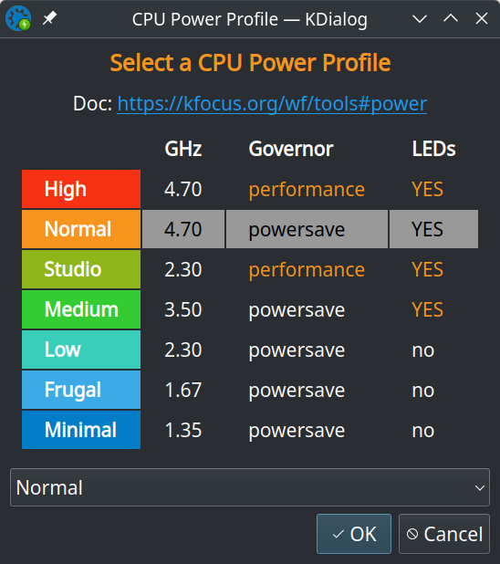 Power Profile Utility